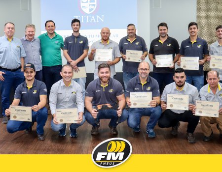 Profissionais de cinco unidades da FM Pneus participam de treinamento sobre qualidade